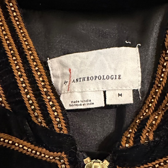 Embroidered Black Floral Jacket - Picture 5 of 6